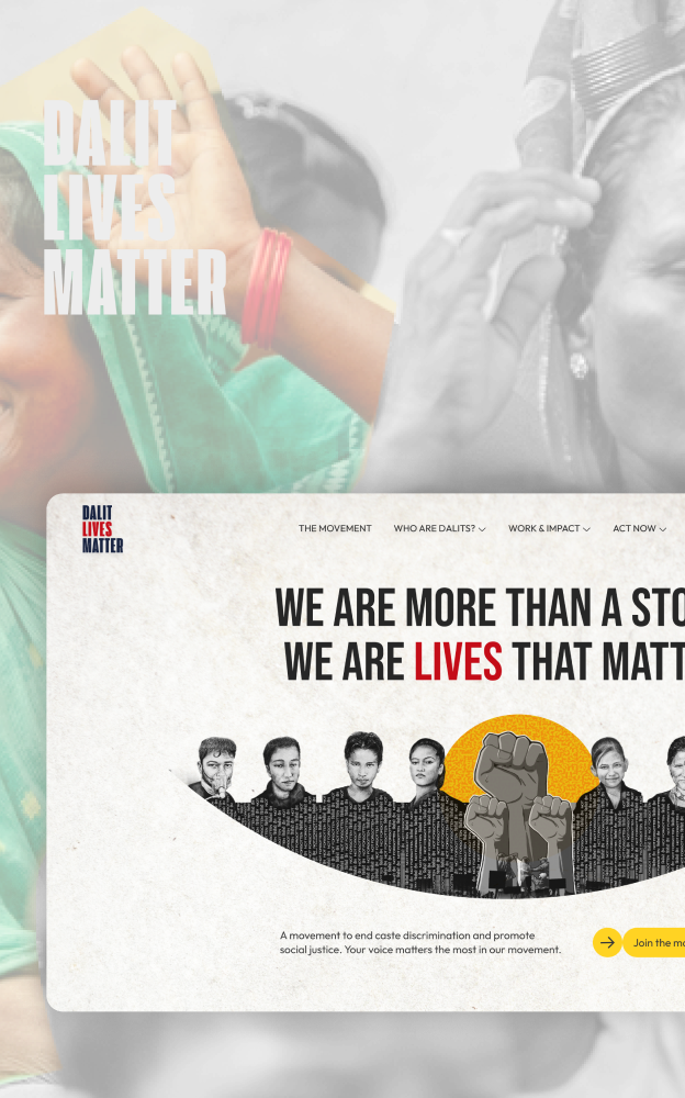 Screenshot of Dalit Lives Matter website